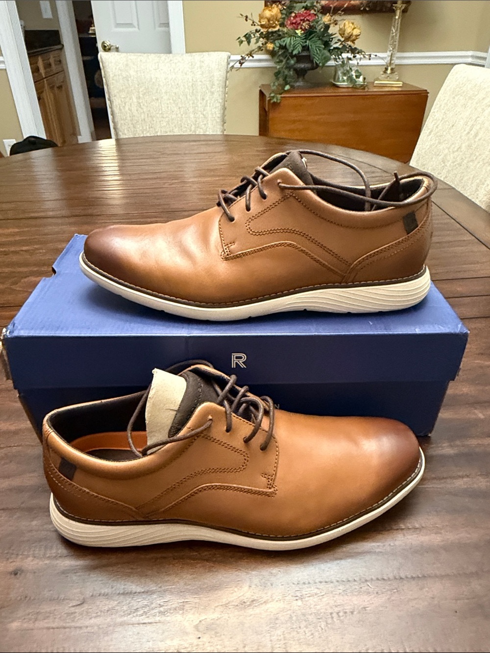 Rockport Dress Shoes Men US 10.5 SW